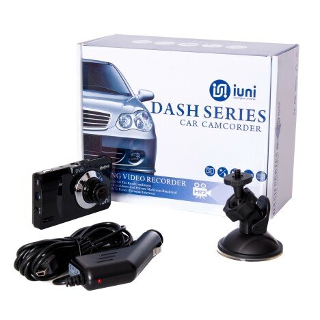 Camera auto DVR iUni Dash P818, HD, LCD 2.5 inch, Unghi de filmare 120 grade, Playback